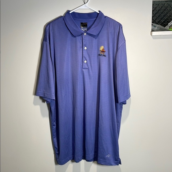 Greg Norman Collection Bali Hai Country Club Purple and White Polo Shirt - Picture 1 of 8